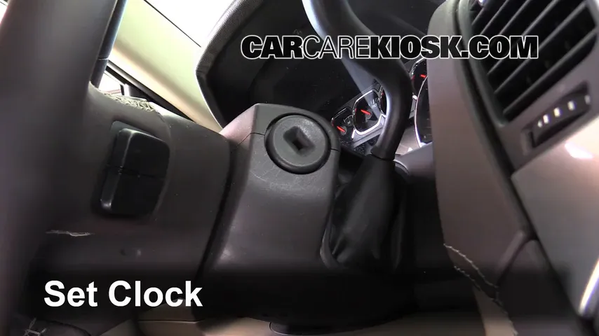 2015 Chevrolet Tahoe LT 5.3L V8 FlexFuel Clock
